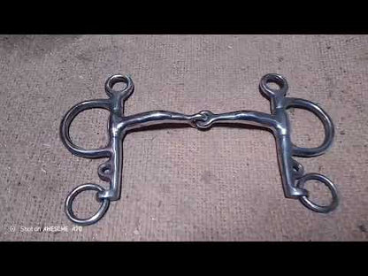 Jointed Pelham Horse Bit with Full Cheeks