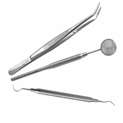 Diagnostic Instruments Double Ended Explorer Hollow Handle Mirror