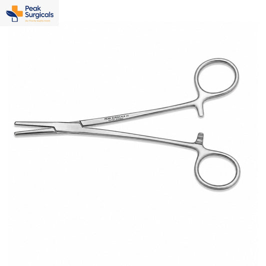 Stainless Steel Straight Hemostatic Forceps