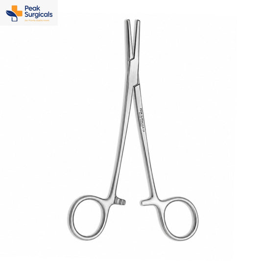 Stainless Steel Straight Hemostatic Forceps