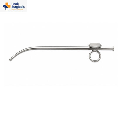 Stainless Steel Suction Cannula with Finger Ring Control