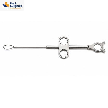 Stainless Steel Tonsil Snare with Loop Handle