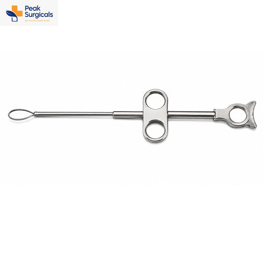 Stainless Steel Tonsil Snare with Loop Handle