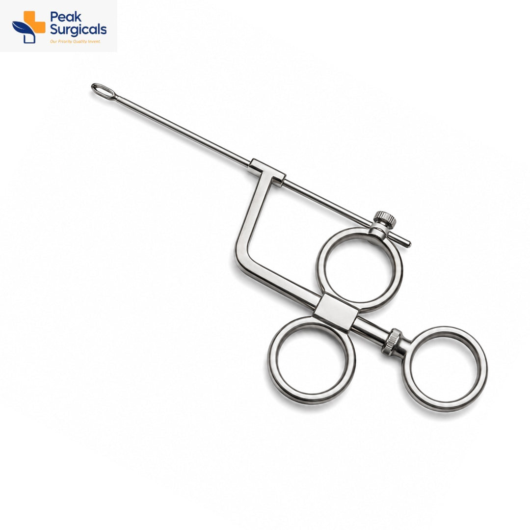 Stainless Steel Tonsil Snare with Ring Handle
