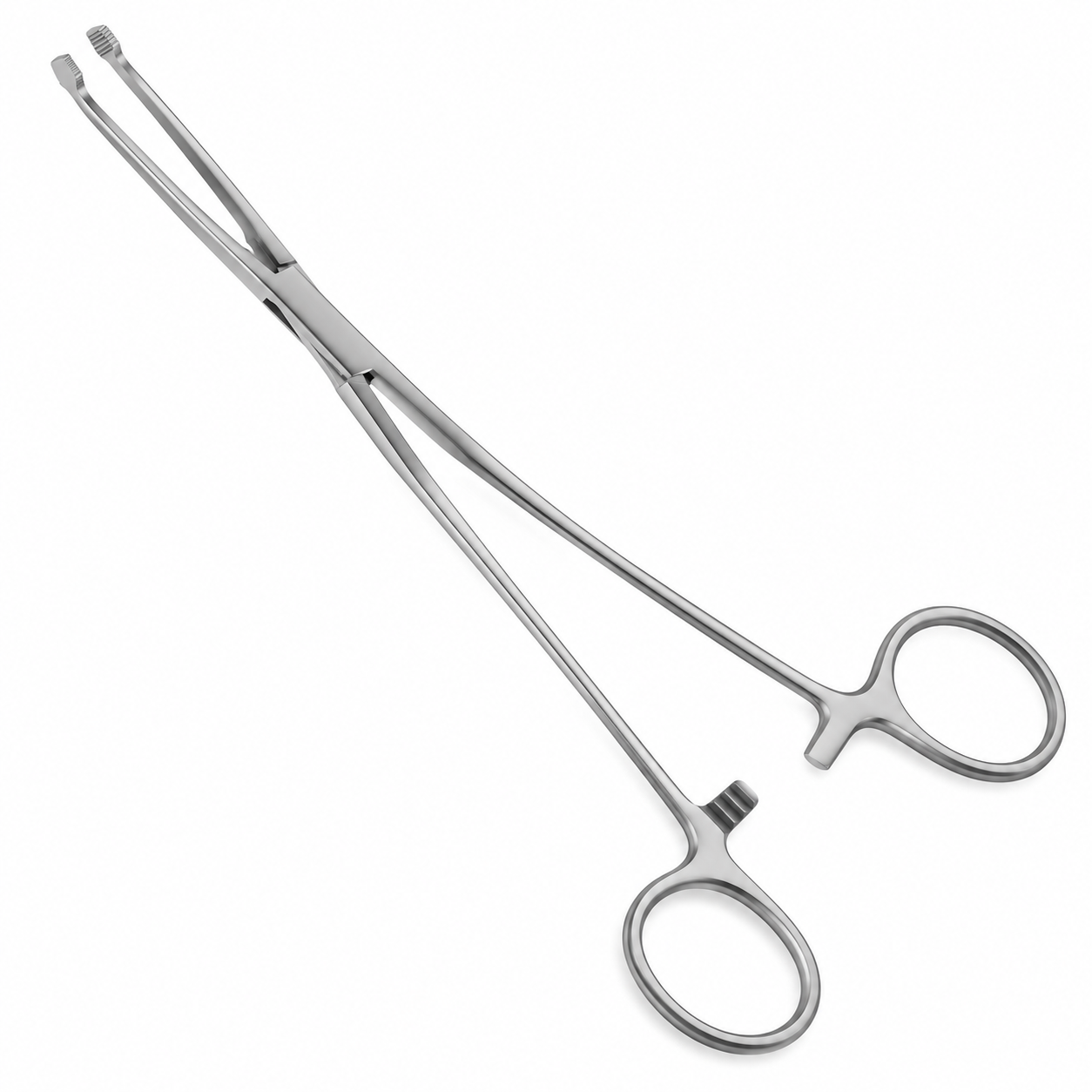 McGivney Hemorrhoid Grasping Forceps Angled Shanks 7 1/2"