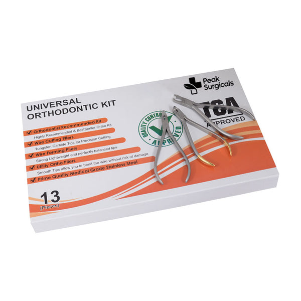 Dental Orthodontics Pliers Set of 13 Pieces - Health & Beauty