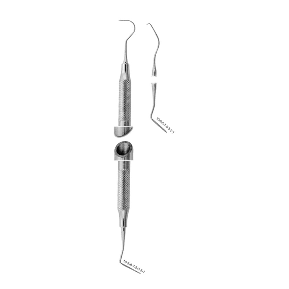 Double Side Combination Explorers Probe Flat tip Pirmasis paveikslėlis