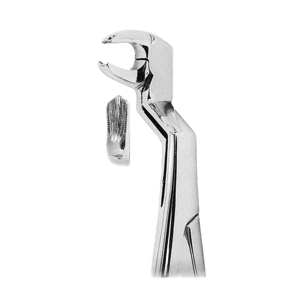 Extracting Forceps Lower Molars and Third Molars Left With Serrated Tips Hlavní obrázek produktu