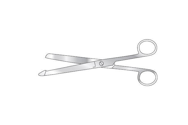 Bowel Scissor Surgical Grade Stainless Steel | Post Mortem Instruments ...