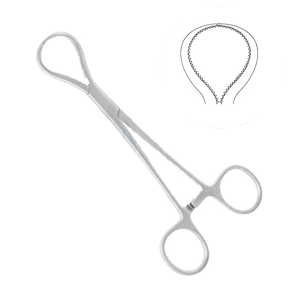 Lewin Bone Forceps 7’’ Slightly Curved - 7inches