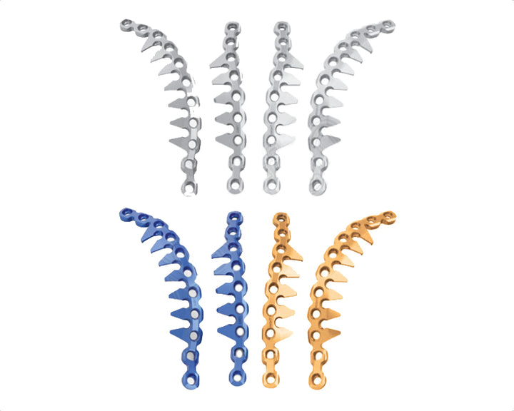 Wall Acetabular Fragment Plate 3.5mm Curved Posterior