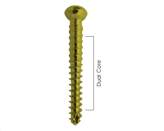 Cancellous Locking Screw 4.8mm Dual Core for Perfect Tibial Nails