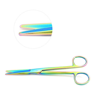 Mayo Scissors 5 1/2" Curved Color Coated