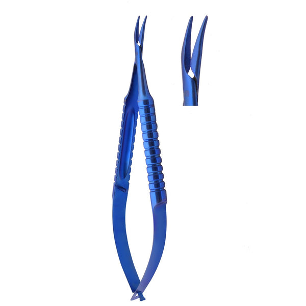 Micro Needle Holders Titanium Curved 14cm