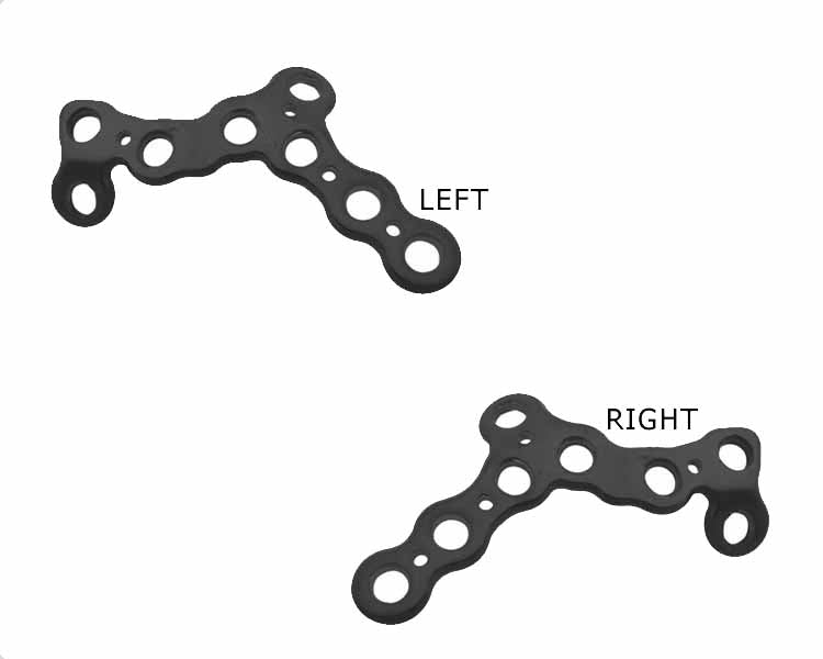 Calcaneous Combined Safety Lock Plate 3.5 Left & Right Hlavní obrázek produktu
