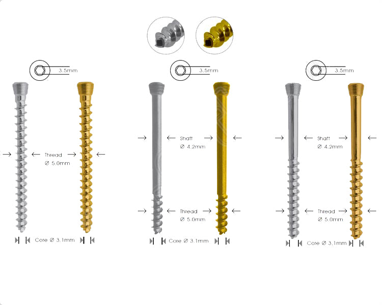 Cannulated Cancellous Safety Lock Screw Ø 5.0mm Main image