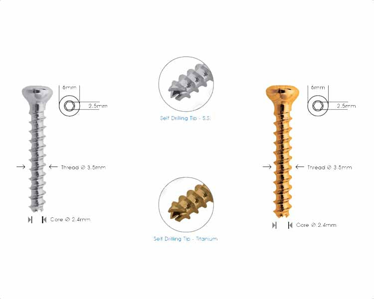 Cortex Cannulated Screw Ø 3.5MM Full Thread Hauptbild