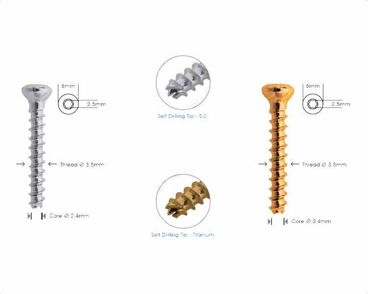 Cortex Cannulated Screw Ø 3.5MM Full Thread
