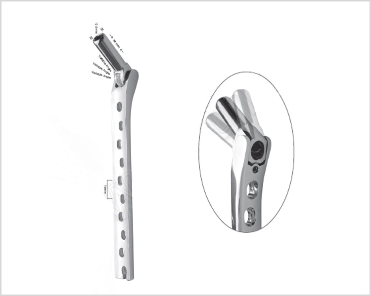 Dynamic Hip Compression Plate - Variable Angle (with Dynamic Compression Holes) Hlavní obrázek produktu