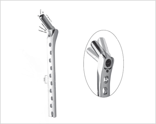 Dynamic Hip Compression Plate - Variable Angle (with Dynamic Compression Holes)