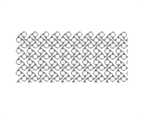 Flexible Mesh Plate Thickness 0.6mm - Titanium