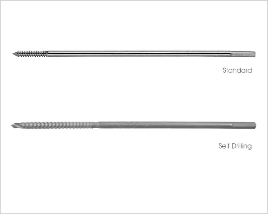 Front Threaded Pin (Shanz Screws), SS