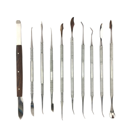 Juego de herramientas para tallar cera para equipos de laboratorio dental