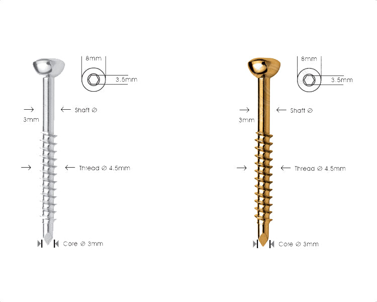 Malleolar Screw Ø 4.5mm