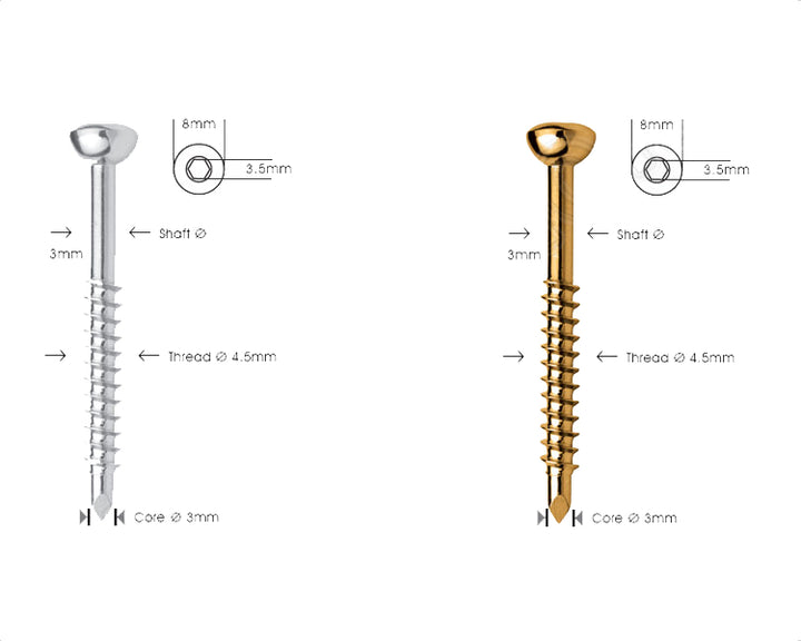 Malleolar Screw Ø 4.5mm