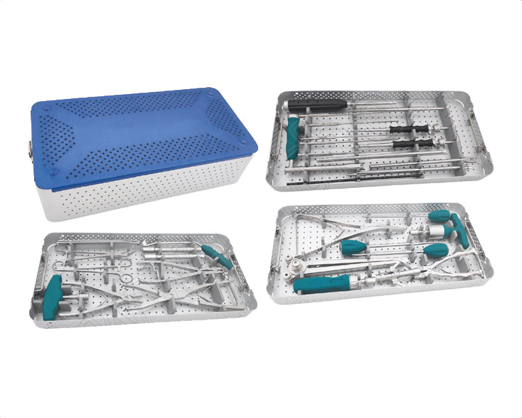 Pedicle Screw System Instruments Set (Monoaxial-Polyaxial Spine Fixation) Imagen principal del producto