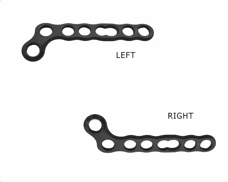 Proximal Metatarsus Anatomic Safety Lock Plate 3.5 Left & Right Hlavní obrázek produktu