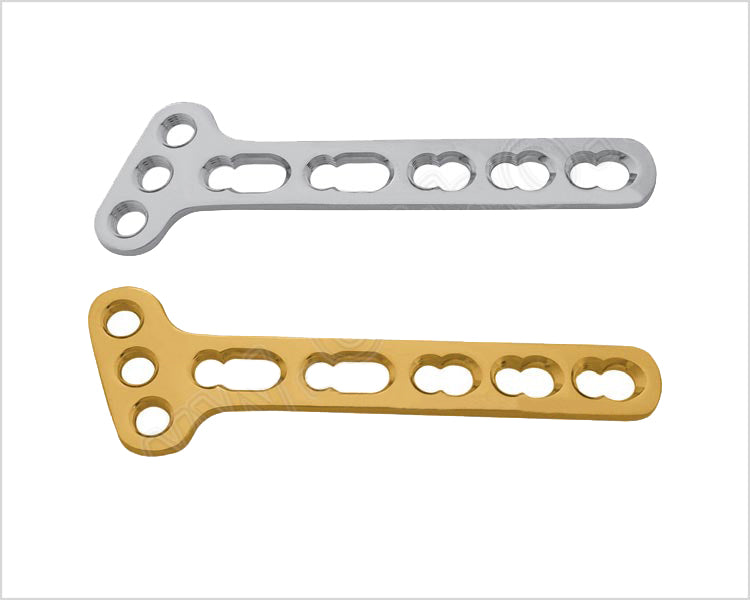 Safety Lock ’T’ Plate 3.5 Oblique Angled