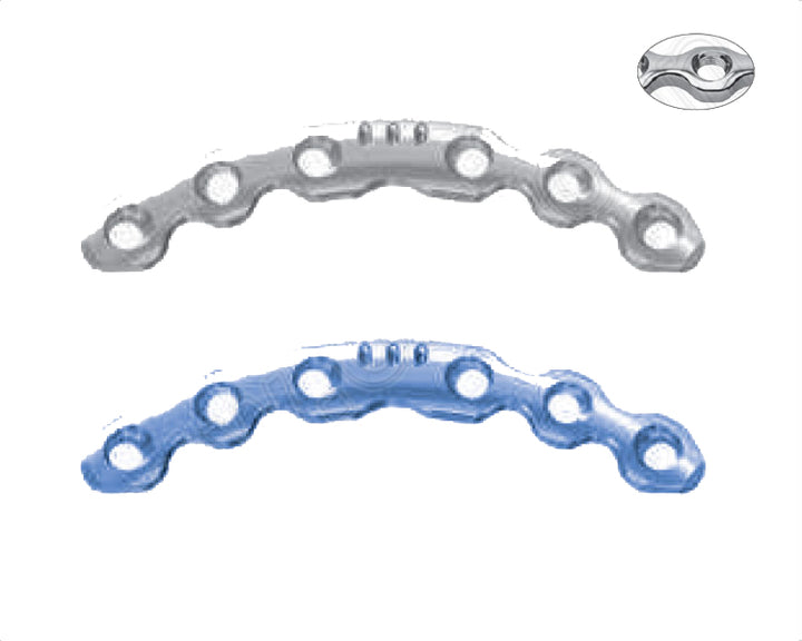 Symphyseal Plate 3.5 With Coaxial Holes And 2 DCP