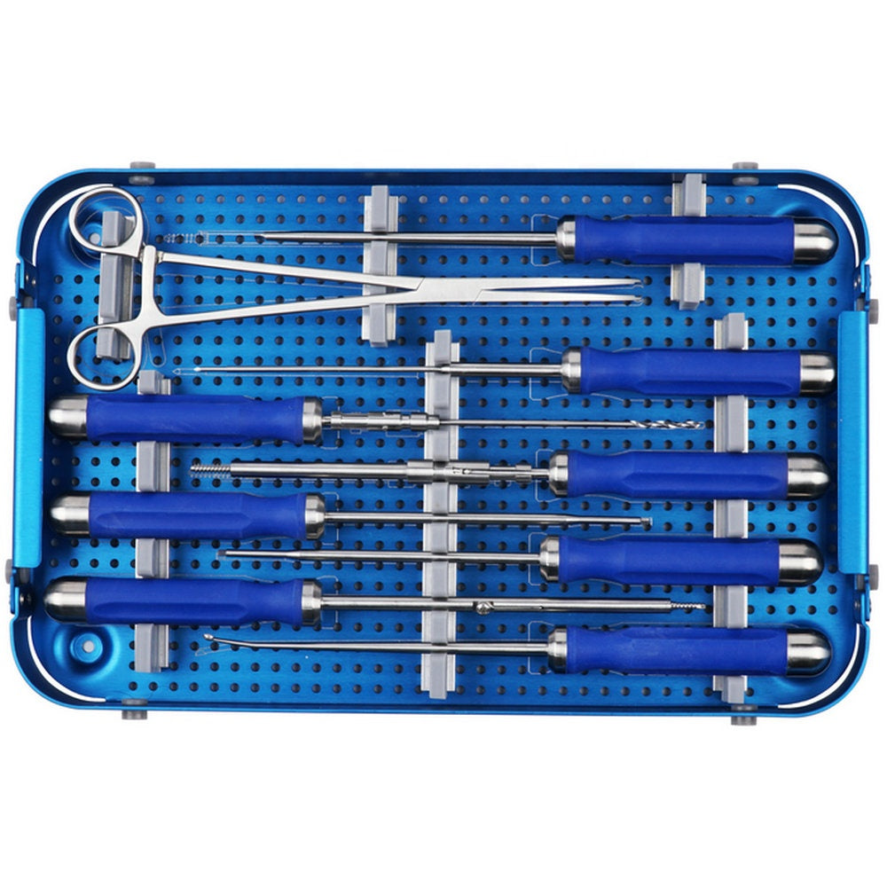 Conjunto de instrumentos ortopédicos para sistema de fixação cervical anterior Imagem secundária do produto