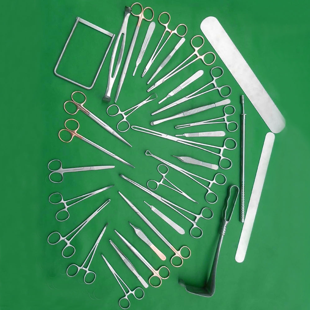 Appendectomy and Hernia Set Of 74 Pieces General Surgery Instrument