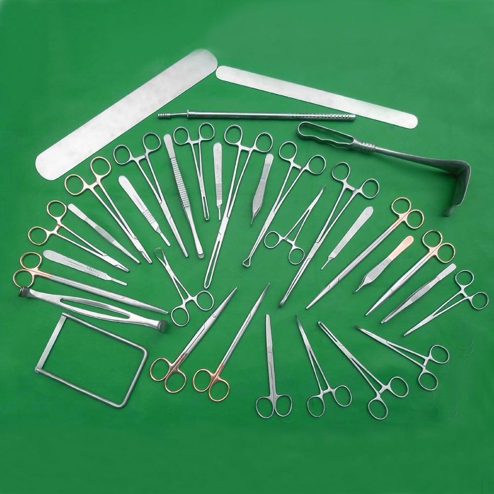 Appendectomy and Hernia Set Of 74 Pieces General Surgery Instrument Hoofdafbeelding