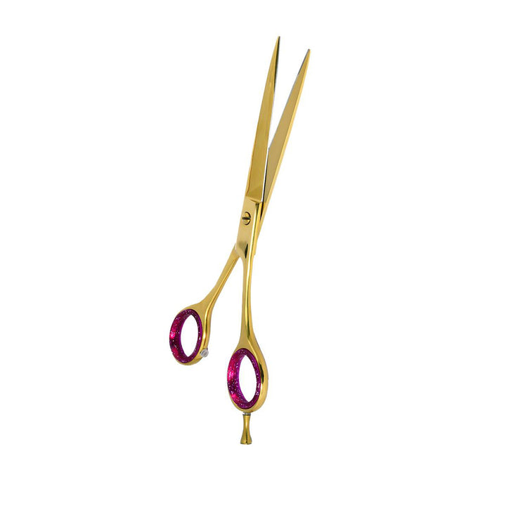 Barber Razor Scissors Gold