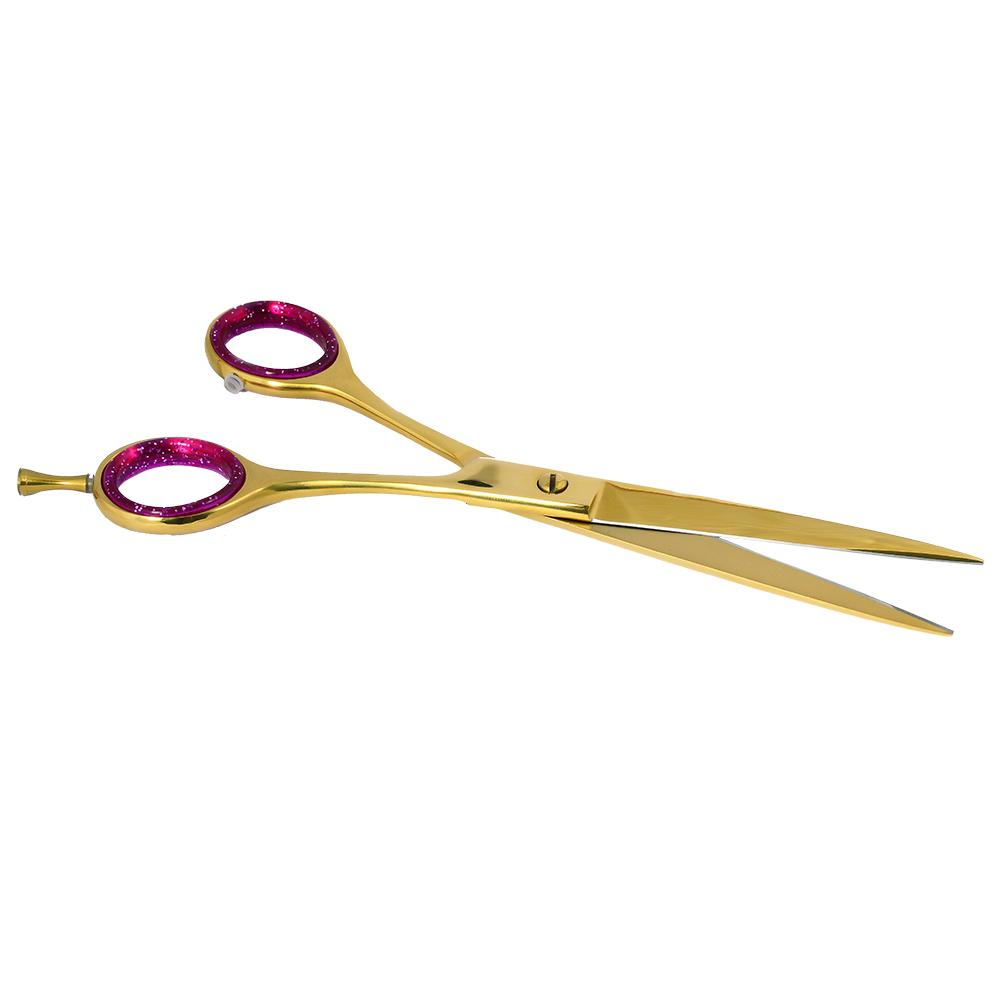 Barber Razor Scissors Gold Hoofdafbeelding