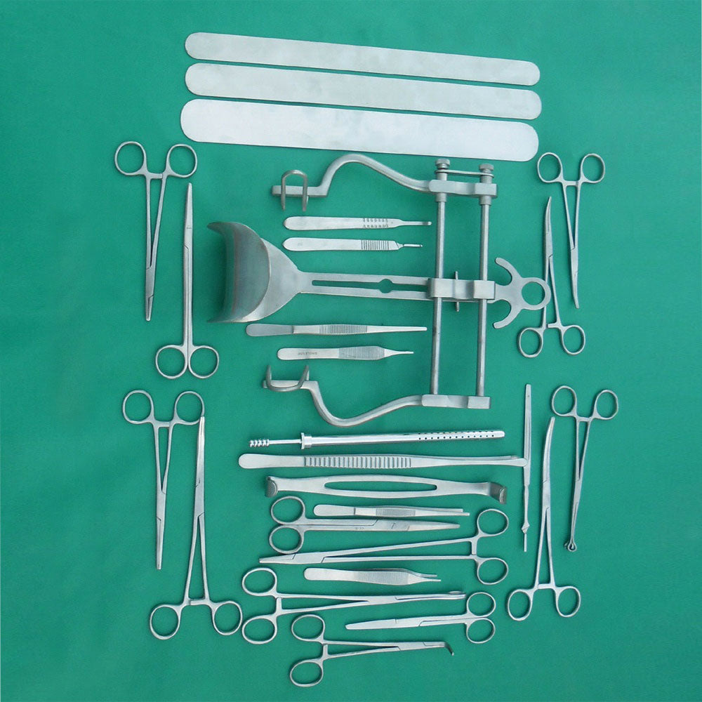 Basis laparotomieoperatieset van 81 stuks Secundaire afbeelding