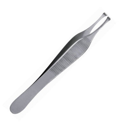 Beasley Babcock Tissue Forceps Cross Points 4 3/4"