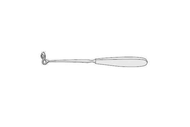 Beckmann Adenoid Curette 216mm Long Hoofdafbeelding