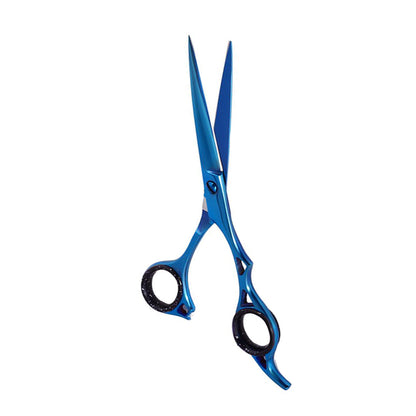 Blue Coated Razor Scissors