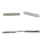 Bone File, Bayonet Shank, Half-round Blade