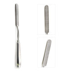 Bone File, Bayonet Shank, Half-round Blade