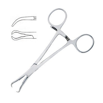 Bone Reduction Forceps - Curved