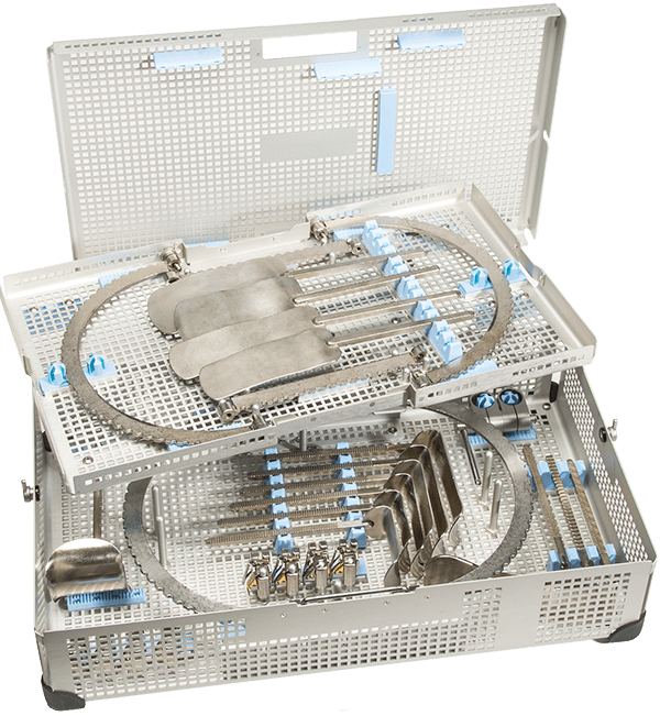 BookWalter Retractor Set with Sterilization Box - Premium surgical retractor system for abdominal and thoracic procedures. This comprehensive set includes adjustable blades, clamps, and frames for optimal tissue retraction. Packaged in a durable sterilization box for safe storage and efficient sterilization. Ideal for use in operating rooms, ensuring precise surgical access while maintaining sterility. Perfect for surgeons seeking reliable, high-quality retraction solutions. Hoofdafbeelding