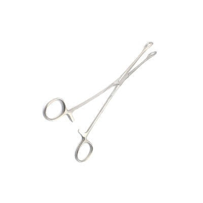 Bower’s obstetrical forceps 9.5 inch curved veterinary instrument