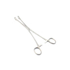 Bower’s obstetrical forceps 9.5 inch curved veterinary instrument