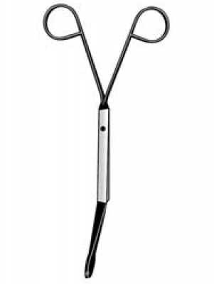 British capsule forceps surgical instrument with fine tip