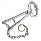 Bull lead with chain no hooks for livestock handling